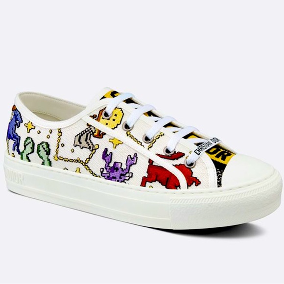 Dior Shoes - CHRISTIAN DIOR Walk’n Zodiac White Multicolor Sneakers Shoes size 38/7 NEW!